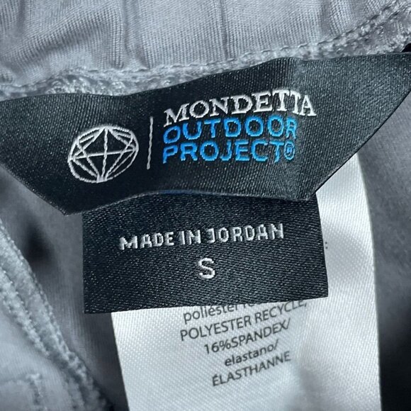 Mondetta Outdoor Project Mens Active Shorts Recycled Fabric Gray S a1472 - Picture 3 of 6
